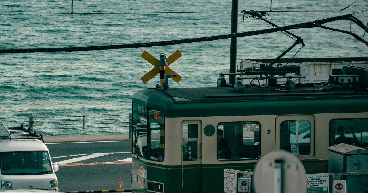 Japanese local trains like in amusement park